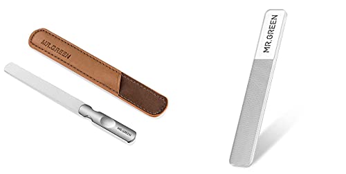 MR.GREEN Dual-Sided Glass Nail File for Smooth Results