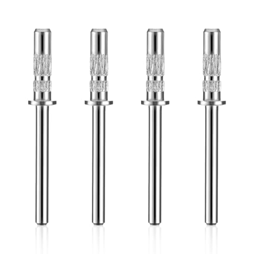 4 Pcs 3mm Mandrel Nail Drill Bits Set for Electric Nail Drills