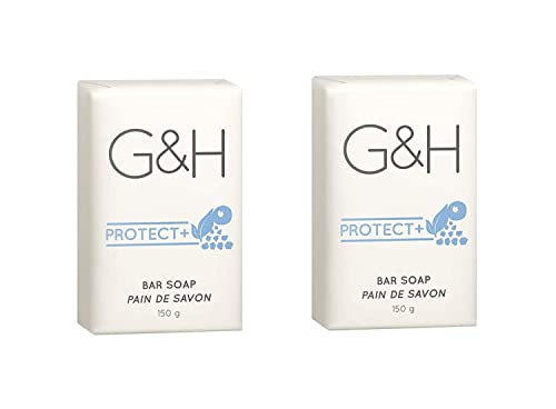 G&H Protect Bar Soap 2-Pack, Sulfate-Free, Clean-Scented - 5.29oz Each