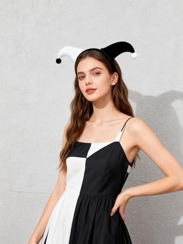 Harley Headband Costume Accessory for Women - Black & White