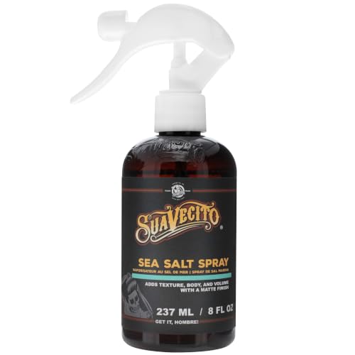 Suavecito Sea Salt Spray for Men - Natural Volume & Texture, 8 oz