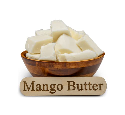 Plant Guru 100% Pure Raw Mango Body Butter - 8 oz Natural Moisturizer
