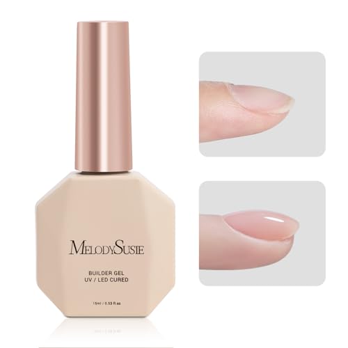 MelodySusie Builder Nail Gel - Thickening Soak Off UV Gel for Nail Art