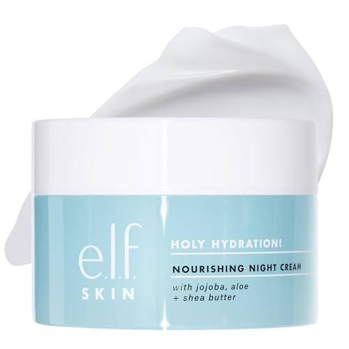 e.l.f. SKIN Holy Hydration Night Cream - Ultra-Hydrating Moisturizer with Shea Butter