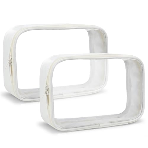 Moyad TSA Approved Clear Toiletry Bag - Quart Size Travel Liquids Pouch