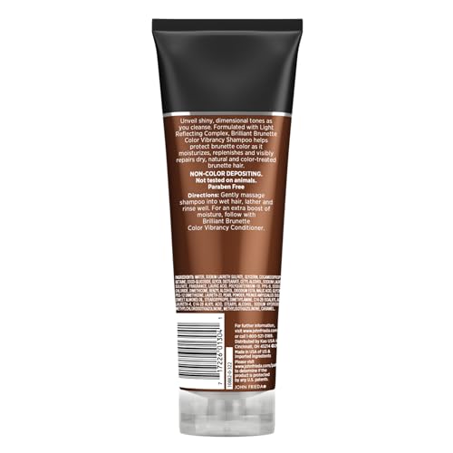 John Frieda Brilliant Brunette Multi-Tone Revealing Shampoo 8.45oz - Color Protect & Enhance