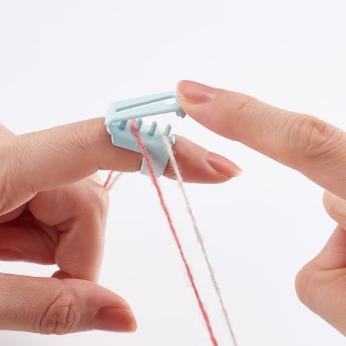 Clover 348 Yarn Guide - Finger Ring for Easy Color Separation