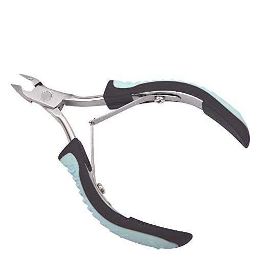 IVON Green Stainless Steel Cuticle Nipper with Non-Slip Handle - Professional Nail Tool