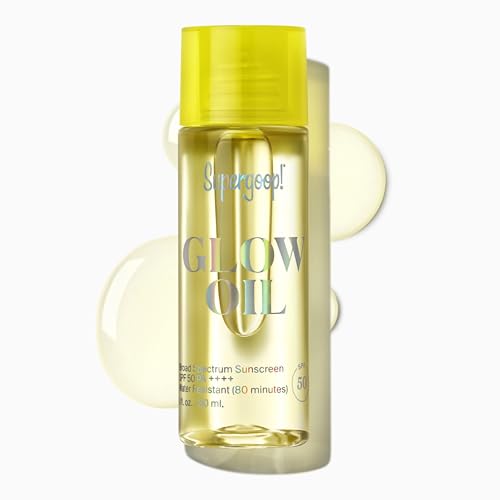 Supergoop! Glow Oil SPF 50 - 1 Fl Oz Hydrating Body Oil with Vitamin E