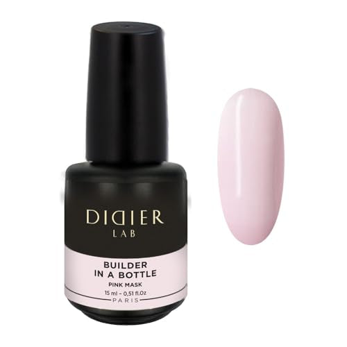 DIDIER LAB BIAB Pink Mask Builder Gel in a Bottle 0.51 fl oz for Nails