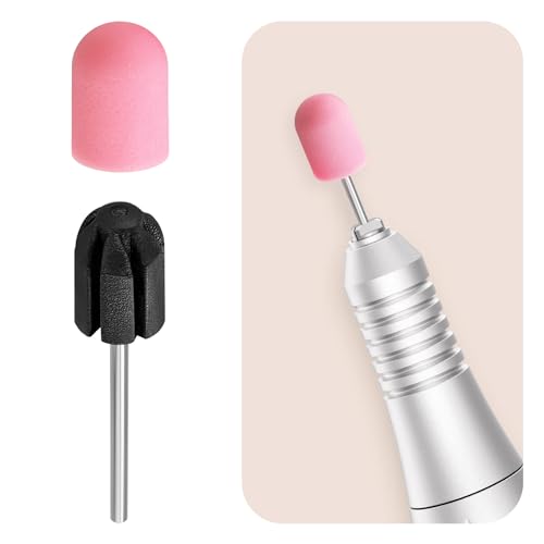 Create Idea 11pcs Nail Sanding Caps Set 16mm x 25mm for Natural & Artificial Nails