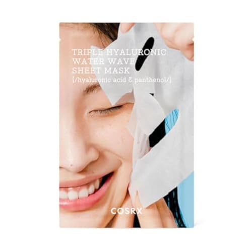 COSRX Triple Hyaluronic Water Wave Sheet Mask 20ml – Hydrating Korean Face Mask