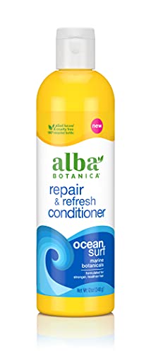 Alba Botanica Ocean Surf Repair & Refresh Conditioner 12 Oz - Hydrating Hair Care