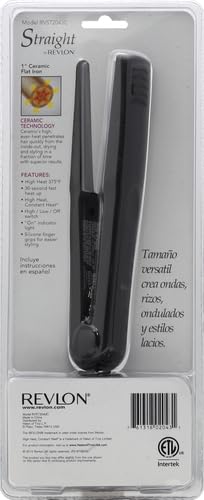 REVLON 1 Inch Ceramic Flat Iron for All Hair Types