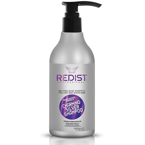 Redist Charming Silver Shampoo 500ml - Anti-Yellow Toning for Blonde Hair