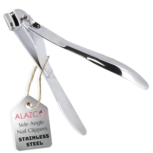 Stainless Steel Side Angle Nail Clipper for Fingernails & Toenails