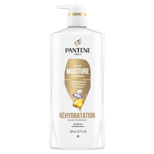 Pantene Daily Moisture Renewal Shampoo with Vitamin E - 27.7 Fl Oz