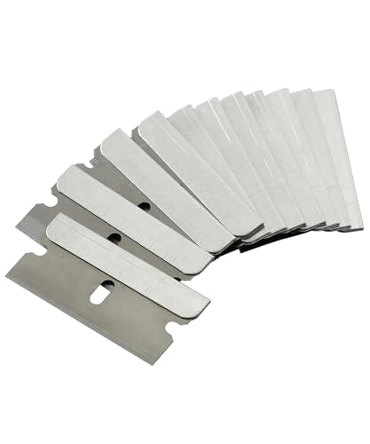Bates Single Edge Razor Blades - 100 Pack, Premium Steel