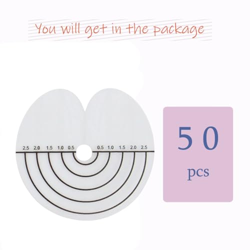 50 Pcs Heat Shield Guards for Hair Extensions - PVC Spacer Template