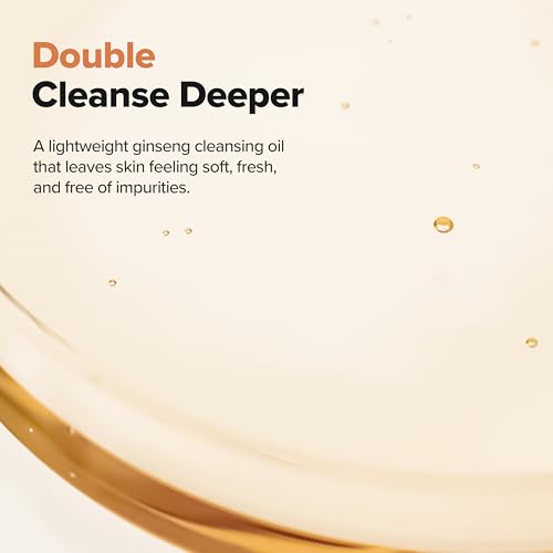 Beauty of Joseon Ginseng Cleansing Oil Waterproof Makeup Remover for Sensitive, Acne-Prone Facial Skin. Korean Skin Care for Men and Women, 210ml, 7.1 fl.oz