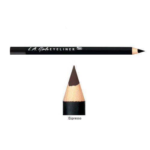 L.A. Girl Espresso Eyeliner Pencil Pack of 2 - 0.05 Ounce Long-Lasting, Smudge-Proof Makeup