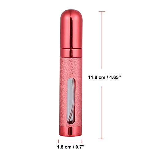 Beetoo 12ml Portable Refillable Perfume Atomizer - 6-Piece Travel Set
