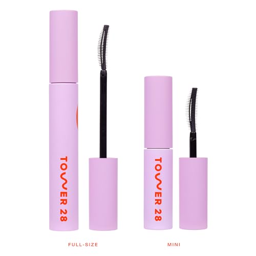 Tower 28 Mini MakeWaves Vegan Mascara for Sensitive Eyes, 0.18 oz