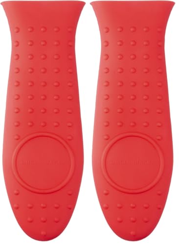 Amazon Basics Heat Resistant Silicone Hot Handle Holder - Pack of 2