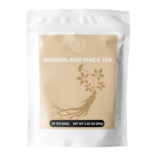 Ginseng Maca Herbal Tea - Caffeine-Free, 20 Tea Bags