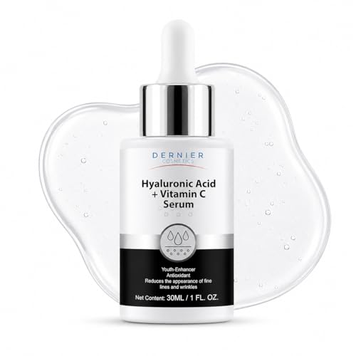 Dernier Vitamin C & Hyaluronic Acid Face Serum - Anti-Aging Dark Spot Corrector