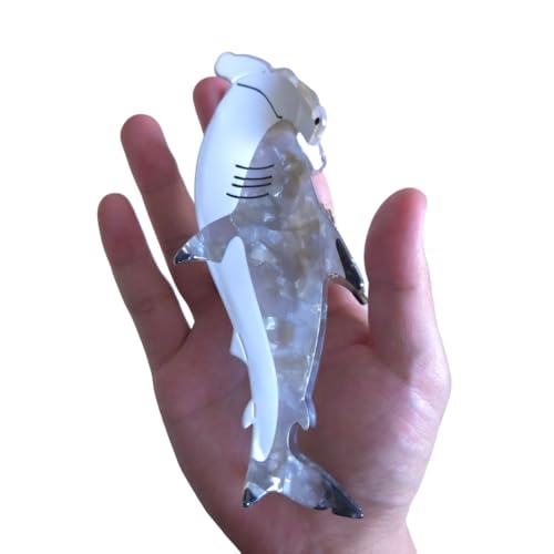 Hammerhead Shark Hair Claw Clip - Durable Acetate Novelty Hair Accessory