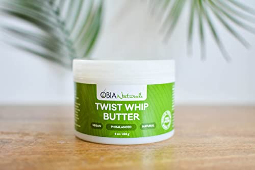 OBIA Naturals Twist Whip Butter Hair Moisturizer & Leave-In Styler, 8 oz