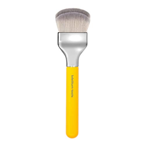 Bdellium Tools Large Rounded Double Dome Blender Brush - Vegan Synthetic Fibers for Foundation Application