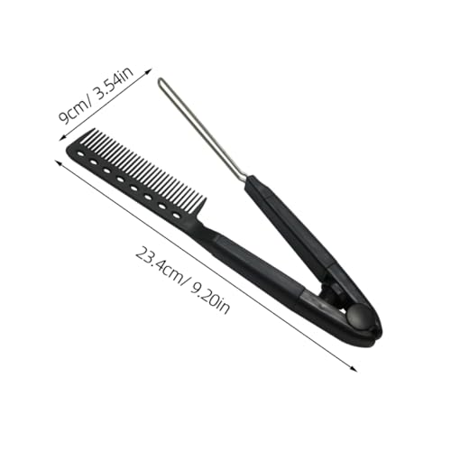 V-Shaped Hair Straightening Comb for Effortless Styling