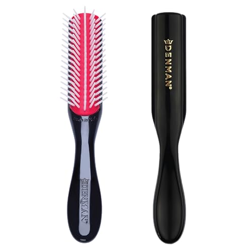 Denman D14 Mini Styling Brush - 5-Row Brush for Curly & Short Hair