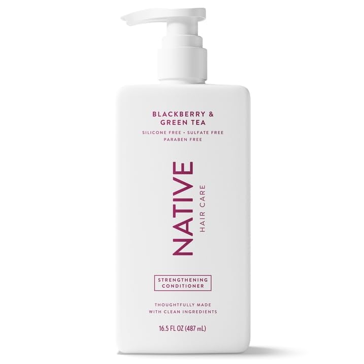 Native Strengthening Conditioner - Blackberry & Green Tea | 16.5 fl oz with Pump Dispenser