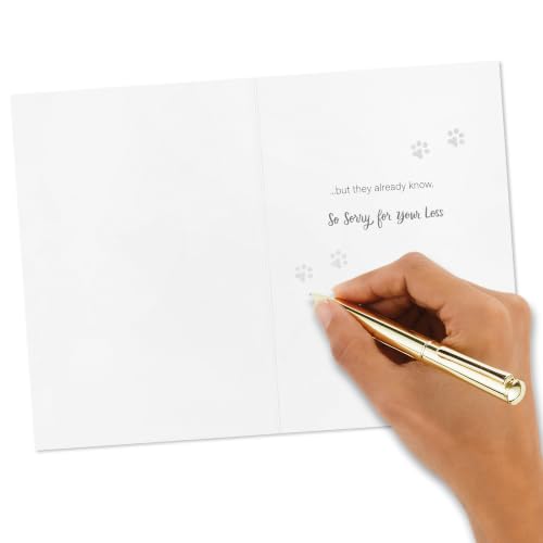 Hallmark Pet Sympathy Cards - Assorted 16-Pack for Dogs & Cats