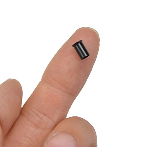 YTBYT 500 Black Micro Rings for Hair Extensions, Copper Beads 3.4mm