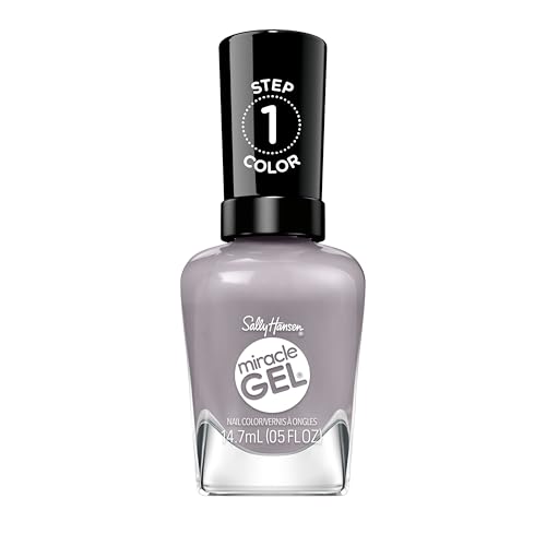 Sally Hansen Miracle Gel Nail Polish - 800 Fog-et Me Not, Vegan Formula