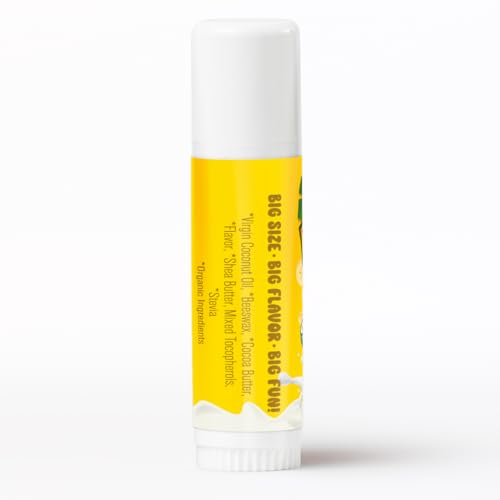 Treat Jumbo Organic Banana Cream Lip Balm for Dry, Chapped Lips