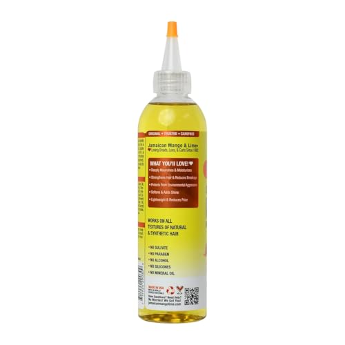 Island Oil Jamaican Mango & Lime Love Your Locs – Lightweight Hair Oil for Locs, Braids & Natural Hair (8 oz)