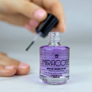 duri Miracote Clear Quick-Dry Top Coat - High Gloss Nail Sealant, Long-Lasting & Chip Resistant
