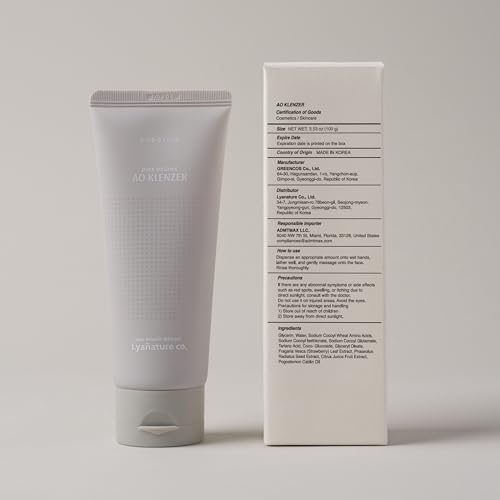 Lyanature AO KLENZER Organic Vegan Facial Cleanser - pH-Balanced 100g