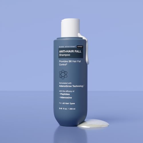 Bare Anatomy Anti-Hair Fall Shampoo - 250ml | Strengthens Roots & Reduces Breakage | Sulphate & Paraben Free