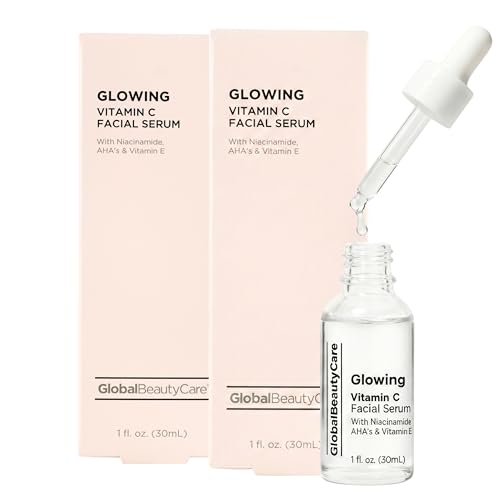 Global Beauty Care Vitamin C Facial Serum - Brightening Face Serum (2 Pack)