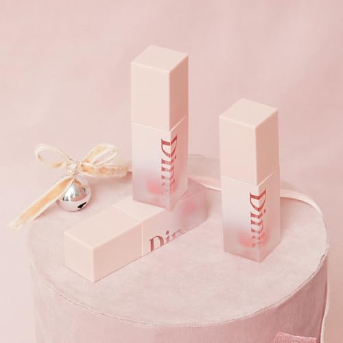 DINTO Blur-Jelly Plumping Lip Tint - Moisturizing Vegan Lip Gloss (Nutty Gelée)