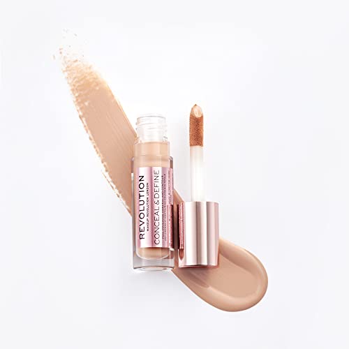 Revolution Beauty Conceal & Define Full Coverage Matte Concealer C8 Pack of 2 - Medium/Tan Skin
