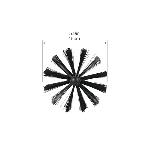 AOGYikang 6-Inch Chimney Brush Head - Heavy-Duty Cleaning Tool
