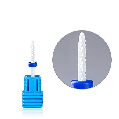 ASDTODW Ceramic Nail Drill Bit Set - 4PCS Needle Bits for Manicure