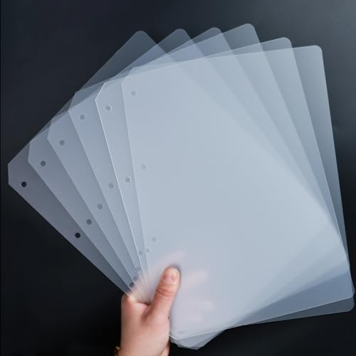 Large Press on Nail Organizer Insert Pages - 6 Sheets PVC Storage